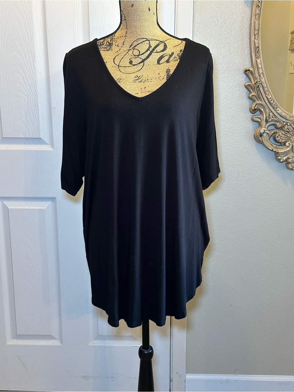 Torrid Super Soft Black Tunic 3